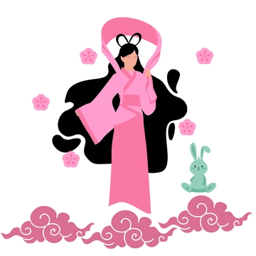 Free Cartoon Mid-Autumn Festival Clipart Template to Edit Online