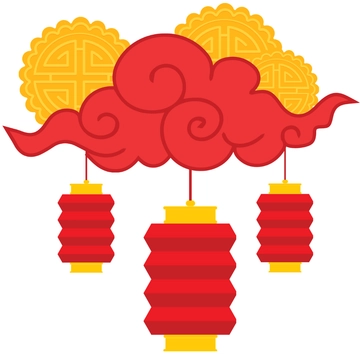 Free Transparent Mid-Autumn Festival Clipart Template to Edit Online