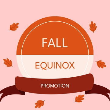 Free Fall Equinox Promotion Clipart Template to Edit Online