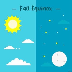 Fall Equinox Vector Art