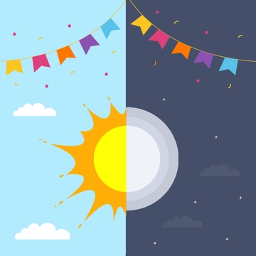 Free Fall Equinox Celebration Clipart Template to Edit Online