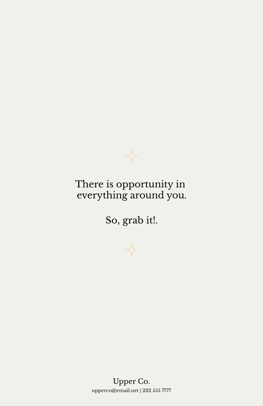 Motivational Goal Poster Template