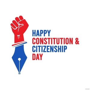 Constitution and Citizenship Day Symbol Vector