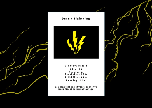 Soccer Game Card Template