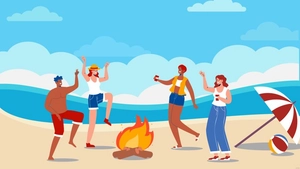 Summer Dance Background