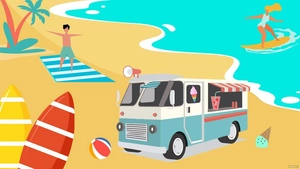 Hot Summer Background