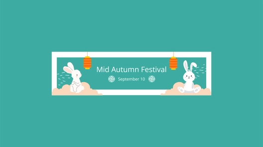 Mid-autumn Festival Youtube Banner