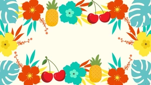 Summer Art Background