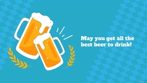 Oktoberfest Wishes Background
