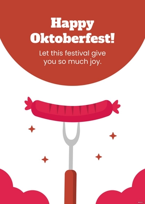 Oktoberfest Greeting Card Background