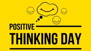 Happy Positive Thinking Day Background