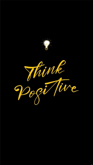 Positive Thinking Day iPhone Background