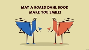 Roald Dahl Day Wishes Background