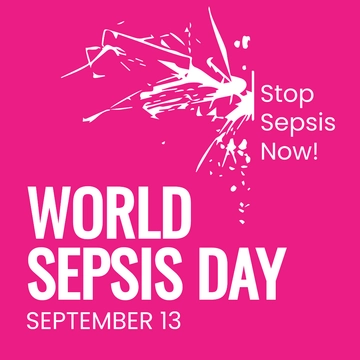 Free World Sepsis Day FB Post Template to Edit Online