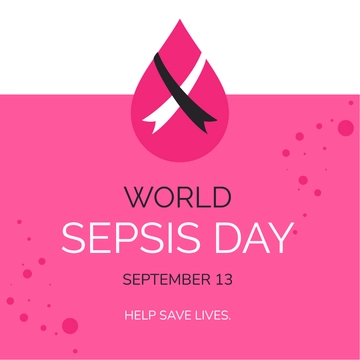 Free World Sepsis Day Whatsapp Post Template to Edit Online