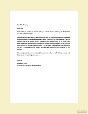 Latest Resume Cover Letter