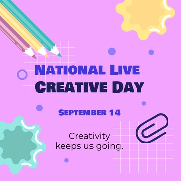 Free National Live Creative Day Whatsapp Post Template to Edit Online