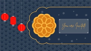 Mid-Autumn Festival Invitation Background