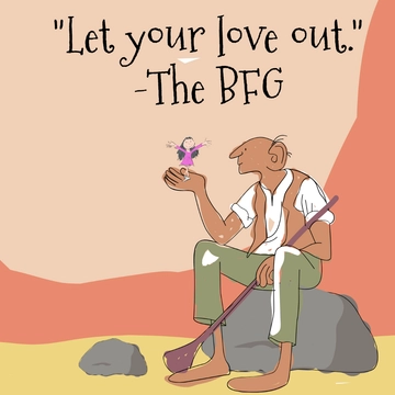 Free Roald Dahl Day Quote Vector Template to Edit Online