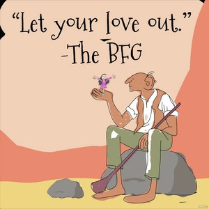 Roald Dahl Day Quote Vector