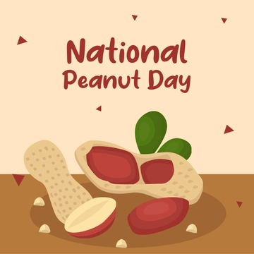 Free National Peanut Day Vector Template to Edit Online Free National Peanut Day Vector Template to Edit Online