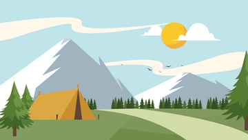 Free Beautiful Mountain Background Template to Edit Online