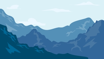 Free Blue Mountain Background Template to Edit Online