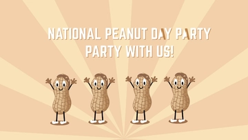 Free National Peanut Day Invitation Background Template to Edit Online Free National Peanut Day Invitation Background Template to Edit Online