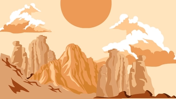 Free Pretty Mountain Background Template to Edit Online