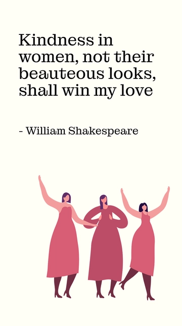 Free Kindness in Women Wins Love Meta Title Quote Template to Edit Online Free Kindness in Women Wins Love Meta Title Quote Template to Edit Online