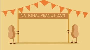 Free National Peanut Day Banner Background Template to Edit Online Free National Peanut Day Banner Background Template to Edit Online