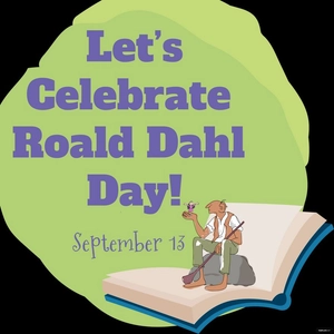 Roald Dahl Day Poster Vector