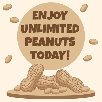 Free National Peanut Day Wishes Vector Template to Edit Online Free National Peanut Day Wishes Vector Template to Edit Online