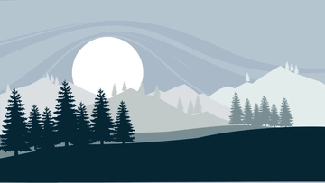 Free Mountain Trees Background Template to Edit Online