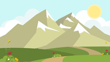 Free Spring Mountain Background Template to Edit Online