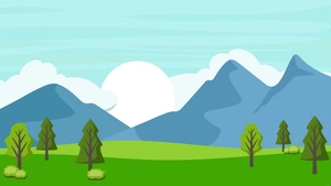 Summer Mountain Background