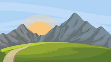 Free Watercolor Mountain Background Template to Edit Online