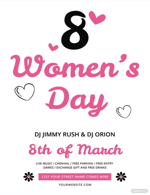 Women's Day Flyer Template