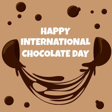 Free International Chocolate Day Flyer Vector Template to Edit Online Free International Chocolate Day Flyer Vector Template to Edit Online