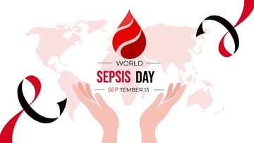 Free World Sepsis Day Design Background Template to Edit Online