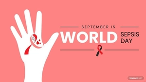 World Sepsis Day Drawing Background
