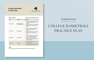 College Basketball Practice Plan