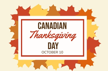 Free Canadian Thanksgiving Banner Template to Edit Online