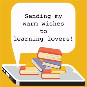 National Online Learning Day Wishes Vector