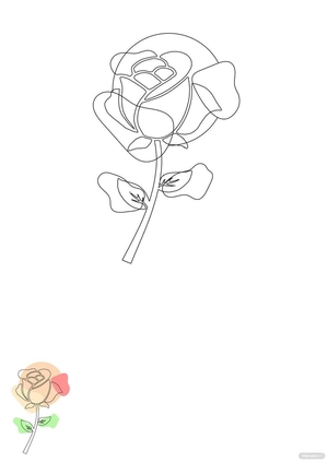 Abstract Flower Coloring Page