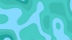 Blue And Teal Ombre Background