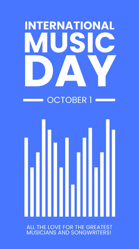 International Music Day Whatsapp Post