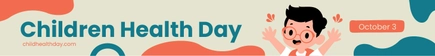 Child Health Day Website Banner