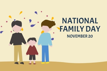 Free National Family Day Banner Template to Edit Online