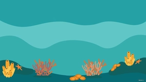 Teal And Coral Background